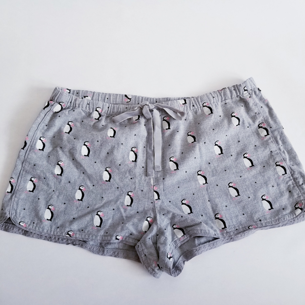 LOFT PAJAMA FLANNEL SHORTS